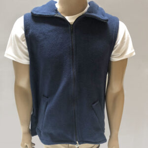 CHALECO POLAR AZUL