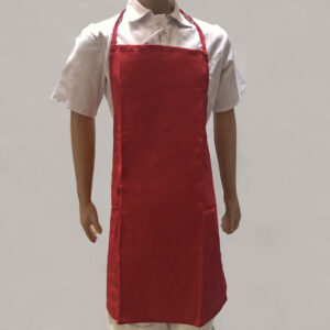 Delantal Tela Rojo